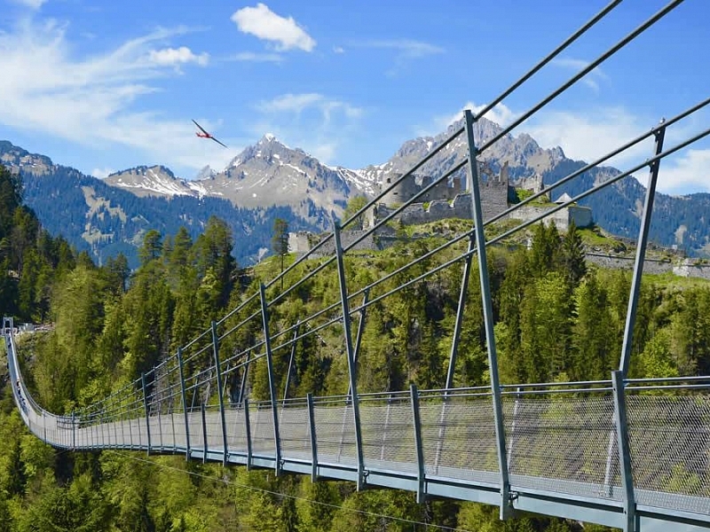 Подвесной пешеходный мост highline179, Австрия