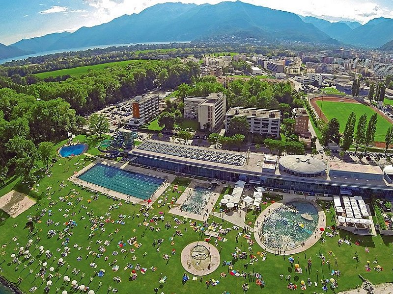 Водно-развлекательный комплекс Lido Locarno, Швейцария