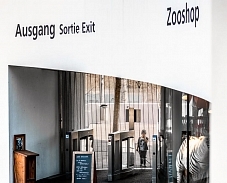 Распашные сенсорные турникеты Selection DF в Зоопарке Цюриха