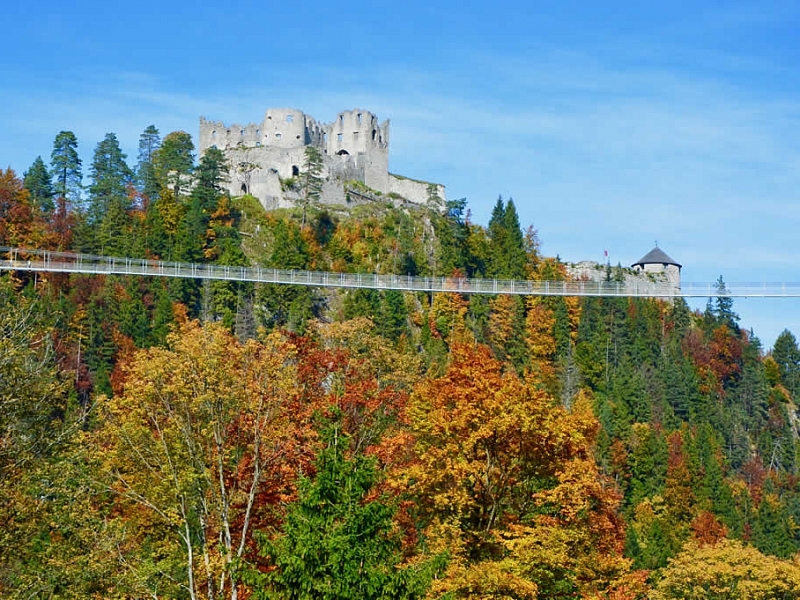 Подвесной пешеходный мост highline179, Австрия